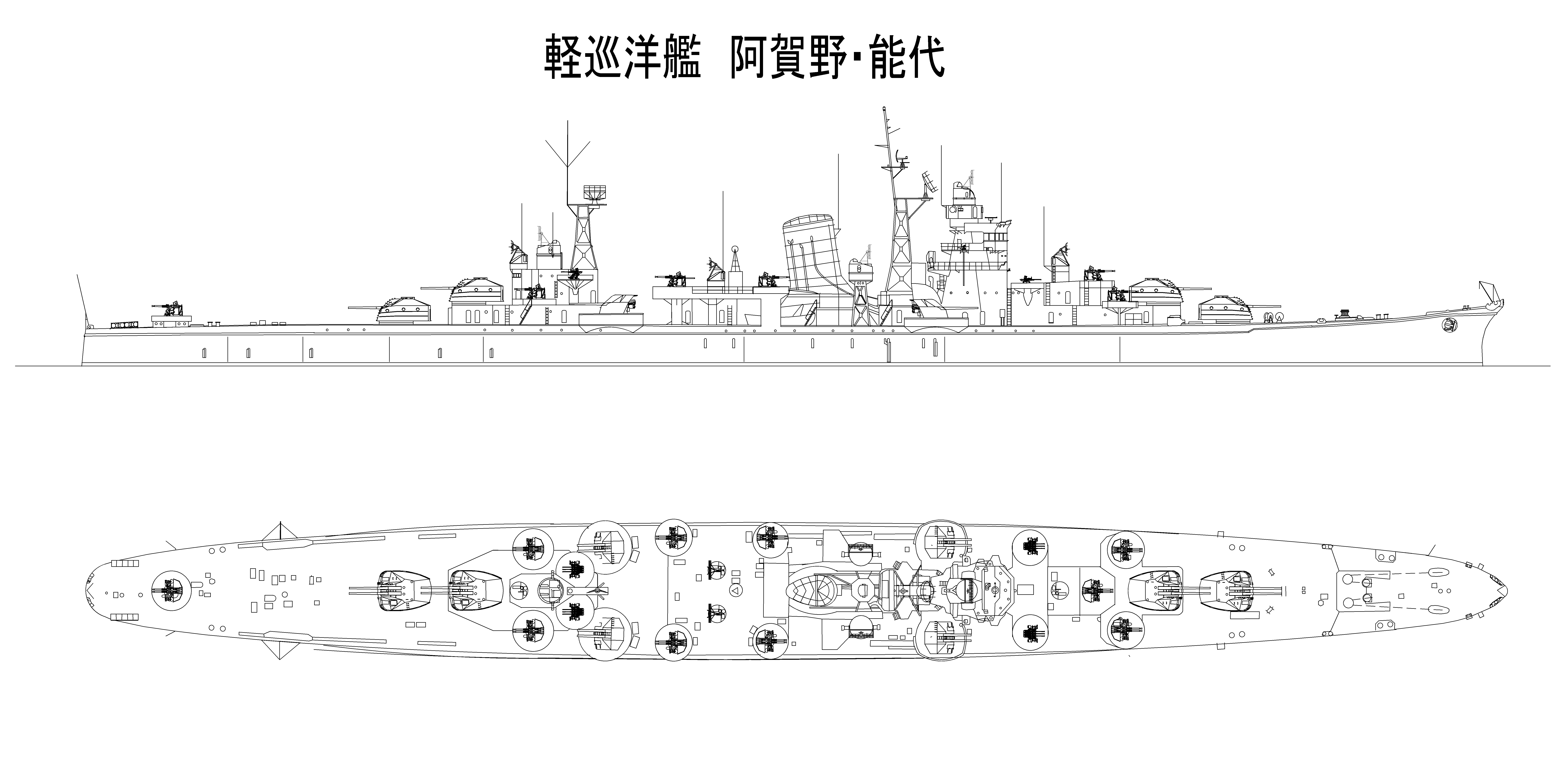 仮想艦隊４３．総括”阿賀野型防空巡洋艦”